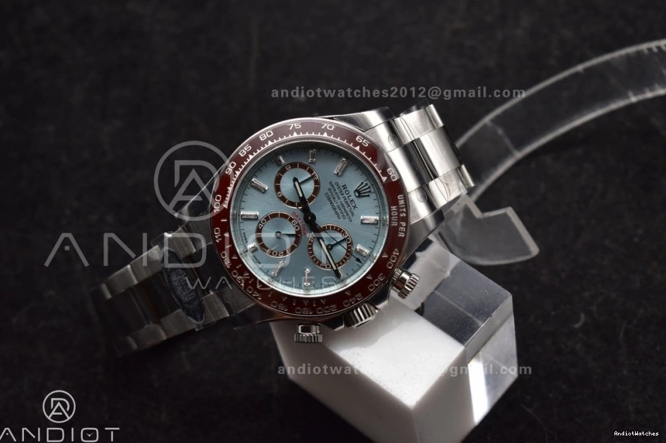 Super Sticks 904L Asian Markers Clean Ice Dial 789 on 126506 Blue Edition Bracelet Daytona 904L SS SS 1:1 Clone Best Bold 0423